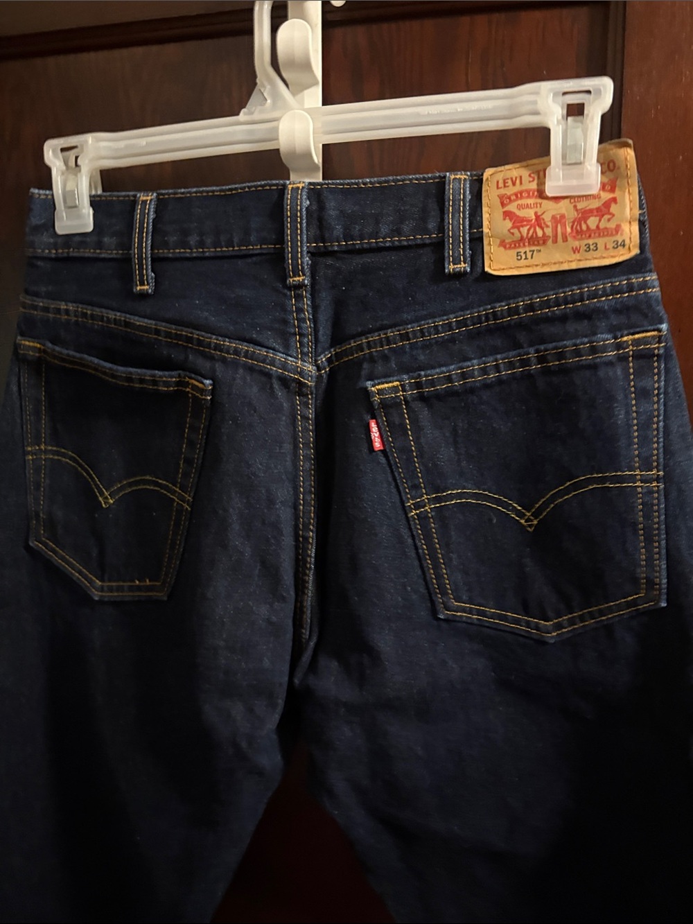 Levi's Indigo Blue 517 Back Pocket Jeans